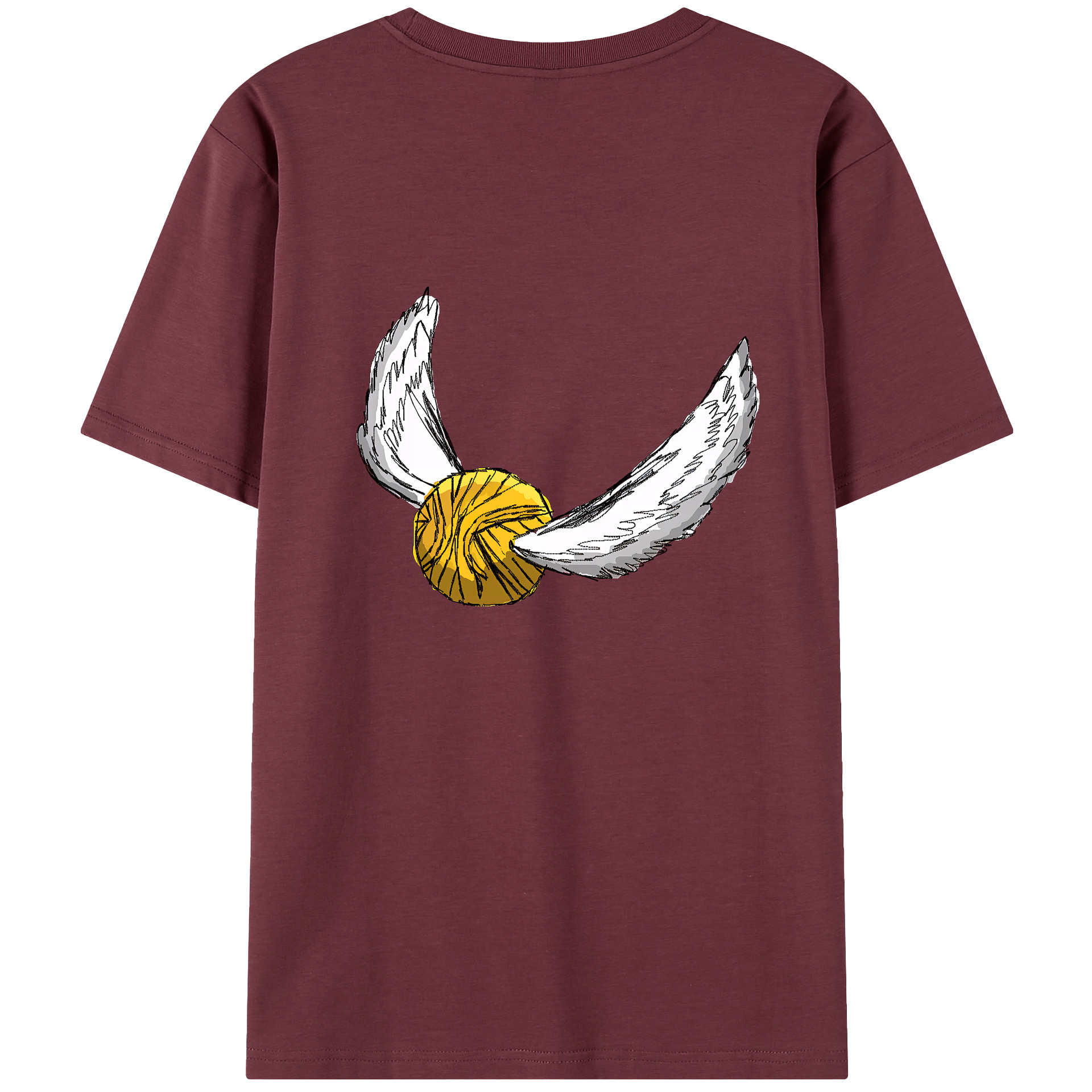 （画像用） Harry Potter ハリー・ポッターシリーズ 綿100％半袖Tシャツ（背面プリント）